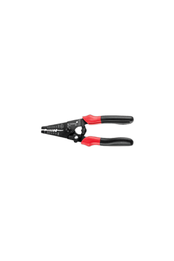 Facom wire strippers with black and red handles, designed for electrical work and wire cutting.