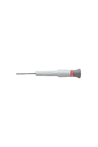 Facom Microtech precision screwdriver with ergonomic handle and magnetic tip for detailed mechanical work.