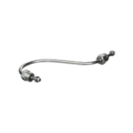 Close-up of a Facom Connection 916.24 hydraulic fitting with metal connectors and flexible hose segment.