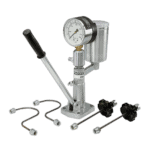 Facom Injector Test Pump 916.600 for automotive fuel system testing, featuring a pressure gauge and manual pump handle.
