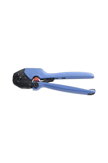 Facom Terminal Plier 985753 with ergonomic blue handles and black metal head for precise electrical work.