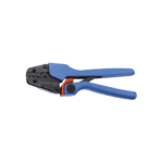 Facom FSleeving Plier 985755 for electrical insulation and cable management, ergonomic design, blue handles, compact tool for professional use.