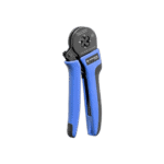 Facom Serkan 36deg. All In One Crimp Tool 985905pb for professional electrical work, featuring ergonomic blue handles and a versatile crimping head.