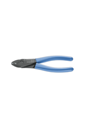 Facom 10mm cable cutter with black and blue handles, ideal for electrical and industrial use.
