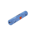 Facom Sheath Stripper 985964pb in blue with orange safety lock, designed for efficient wire stripping tasks.