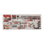 Comprehensive Facom mechanics tool set with 153 pieces including screwdrivers, pliers, wrenches, and sockets for automotive repair and maintenance.