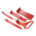 Set of red Facom plastic levers for professional tool use, featuring ergonomic design and durable material.