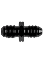 Close-up of a black racing car part, possibly a screw or bolt, used in motorsport vehicle assembly.