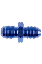 Close-up of a blue metal screw with a hexagonal head, used in racewear equipment for durability and secure fastening.