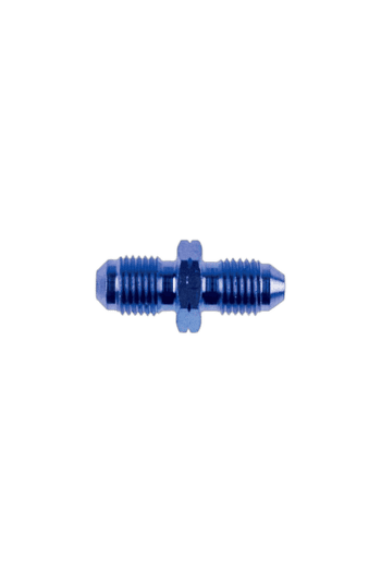Blue Grand Prix Racewear 305 Adaptor with 9/16UNF fittings for motorcycle racing.