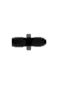 Close-up of a black Grand Prix Racewear GOODRIDGE 306 ADAPTOR 7/8 UNF - CONCAVE for motorcycle or racing vehicle fittings.