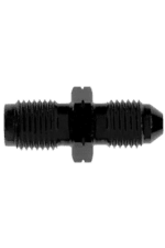 Close-up of a black racing car part, possibly a suspension or steering component, used in motorsport vehicles.