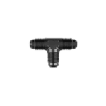 Grand Prix Racewear GOODRIDGE 824 ADAPTOR EQ MALE TEE for racing applications, durable black plastic construction with threaded connections.