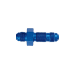 Blue Grand Prix Racewear fitting component, suitable for racing applications, with threaded ends and a central hex section for tightening.