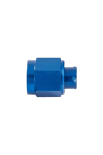 Blue Grand Prix Racewear fitting component for motorcycle racing, showcasing high-quality metal construction.