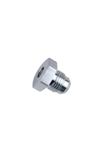 Close-up of a Grand Prix Racewear GOODRIDGE 971 Adaptor Male Weld fitting in metallic finish.