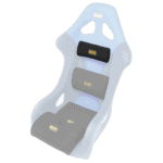 HB0-0692-071 OMP Universal Lumbar Backrest Seat Cushion - Small