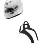 Helmet and Hans Arai ST6 GP-7 RFP Race Bundle