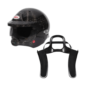 Helmet and Hans Bell MAG10 Carbon Rally Bundle