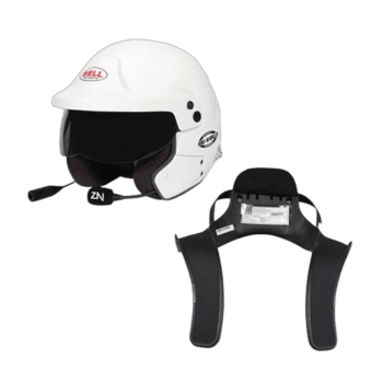 Helmet and Hans Bell MAG 10 Sport Rally Bundle