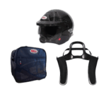 Helmet and Hans Bell MAG10 Carbon Rally Bundle
