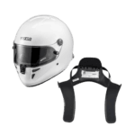 Helmet and Hans Sparco Stealth RF Race Bundle