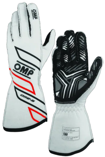 OMP One-S Race Gloves - White