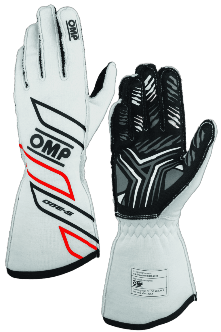 OMP One-S Race Gloves - White