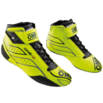 IC0-0822-A03-099 OMP One S Race Boots - Fluro Yellow