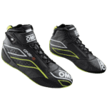 IC0-0822-A03-178 OMP One S Race Boots - Black Fluro Yellow