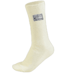 IE0-0762-A01-028 OMP Nomex Socks FIA 8856-2018 Size XS - Cream