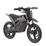 RFN Warrior SX-E700 R Super Moto Edition Kids Electric Bike with sleek black design and modern features.
