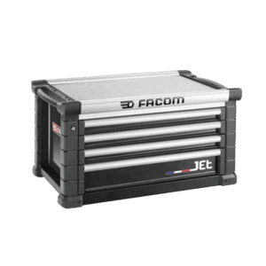 Facom Jet tool chest with multiple drawers, ideal for professional racewear storage and organisation.