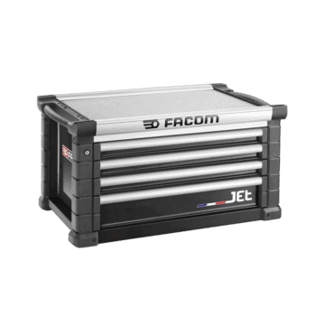 Facom Jet tool chest with multiple drawers, ideal for professional racewear storage and organisation.