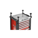 Facom worktop windscreen support jet with four adjustable legs and a sturdy metal surface for workshop use.