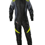 OMP KS-2X Art Kart Suit - Black/Yellow