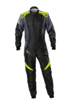 OMP KS-2X Art Kart Suit - Black/Yellow