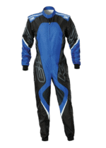 OMP KS-3X Art Kart Suit - Black / Blue