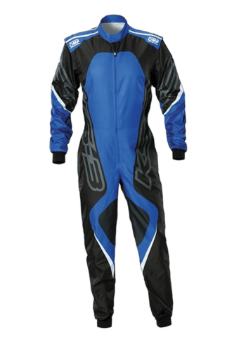 OMP KS-3X Art Kart Suit - Black / Blue