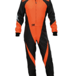 OMP KS-3X Kart Suit - Black/Fluro Orange
