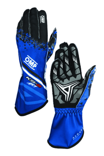 OMP KS-2 Art Kart Gloves - Junior - Blue