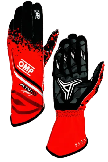 OMP KS-2 Art Kart Gloves - Orange/Black