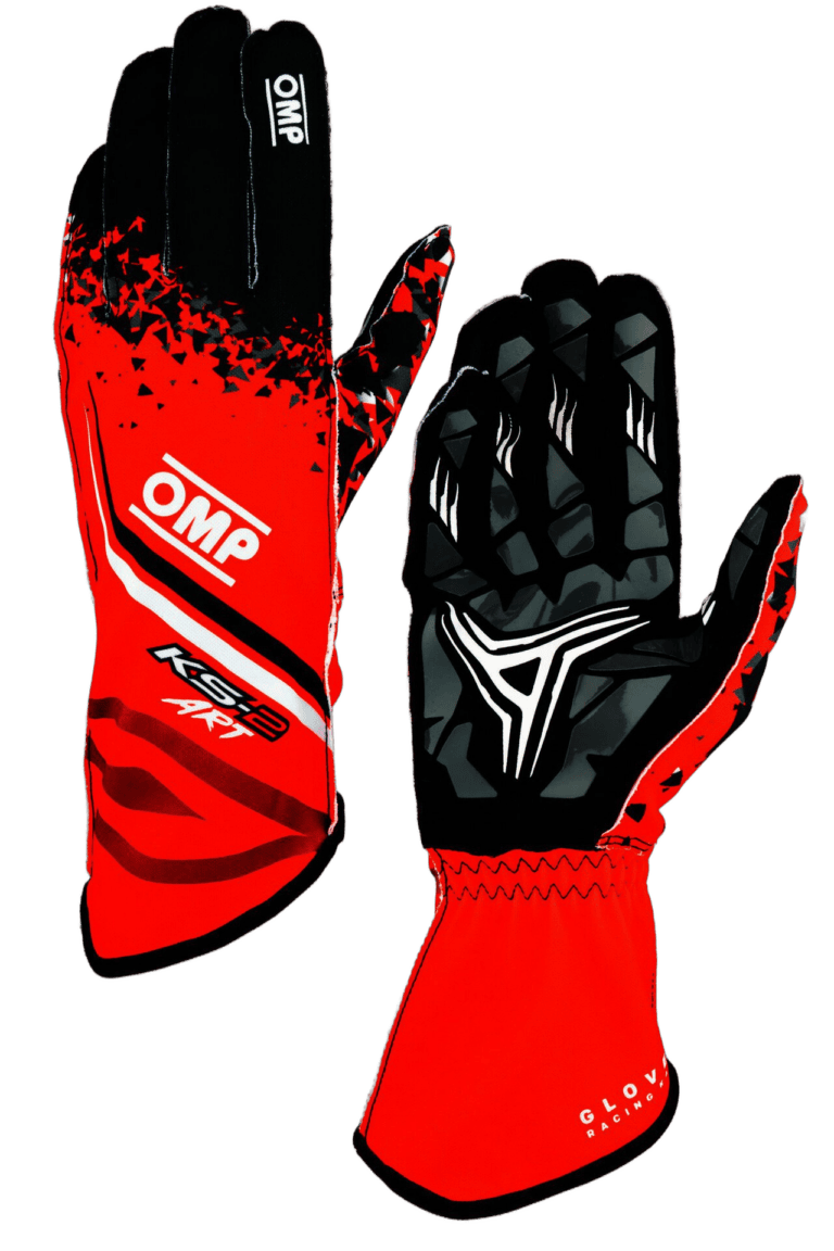 OMP KS-2 Art Kart Gloves - Orange/Black