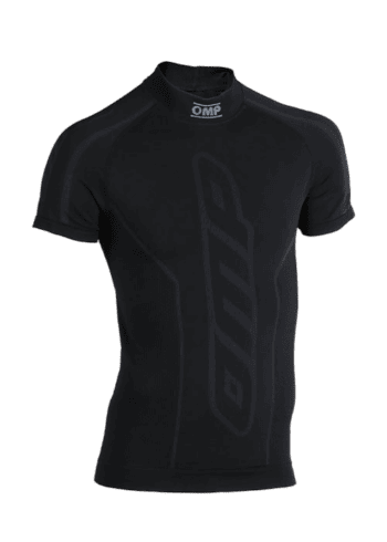 OMP KS Karting Short Sleeve Top - Junior - Black