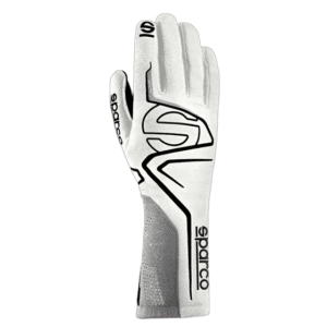 Sparco Lap Race Gloves - White