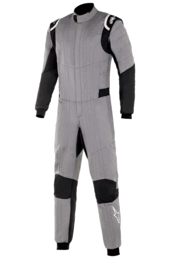 Grand Prix Racewear racing suit designed for professional motorsport drivers, featuring durable materials and advanced safety features.