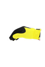 Yellow and black racing glove from Grand Prix Racewear, designed for motorsport safety and performance.