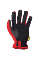 Racing glove from Grand Prix Racewear with black and red design, featuring protective padding and a secure fit for motorsport enthusiasts.