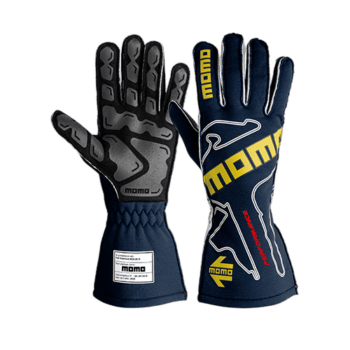 Momo Grand Prix Racewear racing gloves designed for motorsport enthusiasts and professional drivers.
