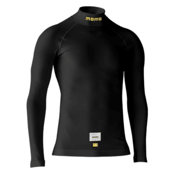 Momo Pro High Collar Race Top - Black
